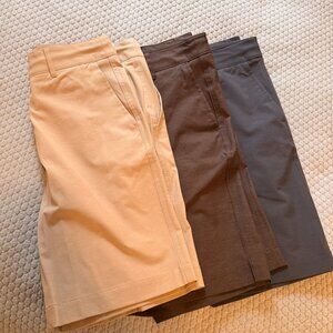3 pairs BNWOT Faherty All Day Shorts 9" inseam - 30